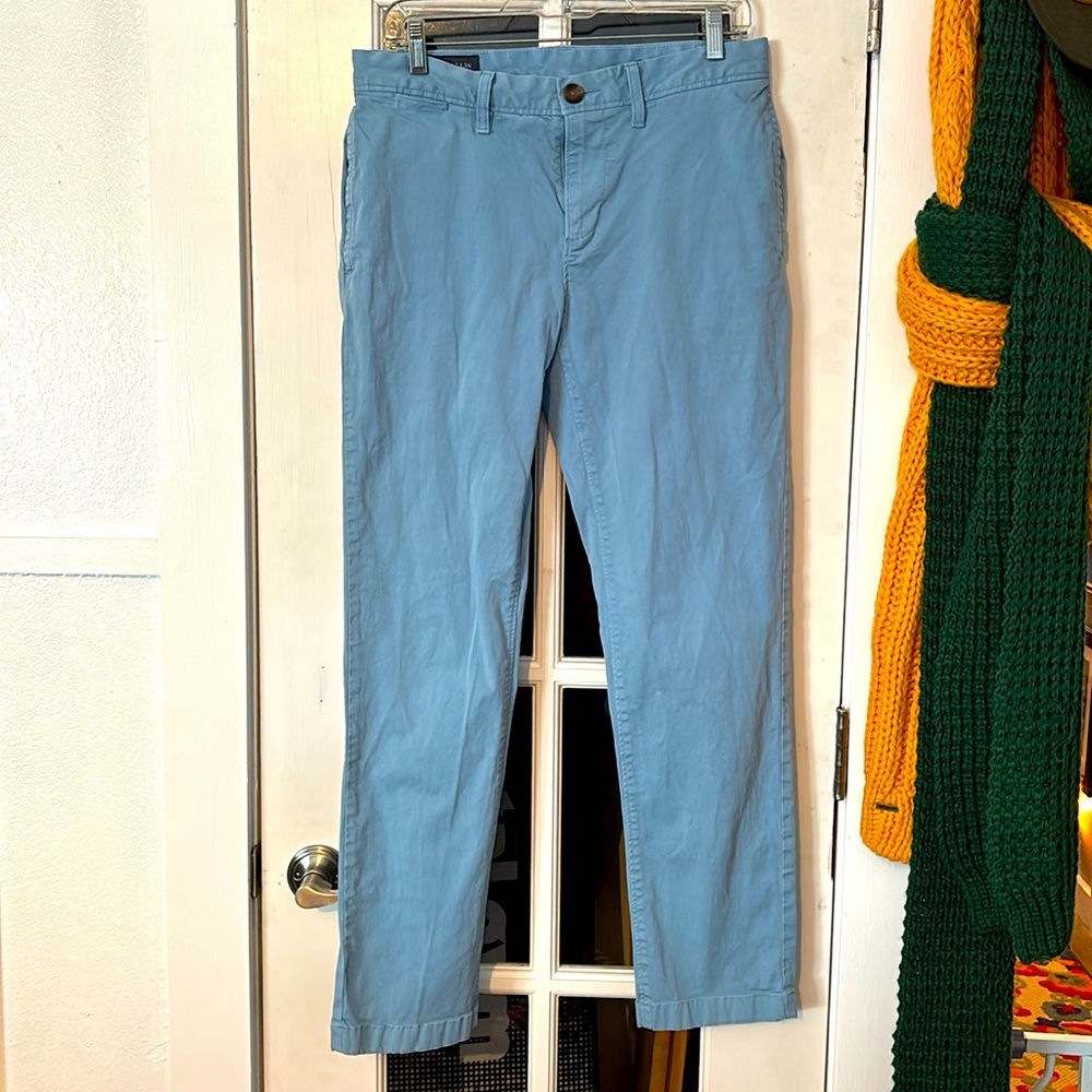 Wallin and Bros light blue dress pant perfect for spring. 30x30